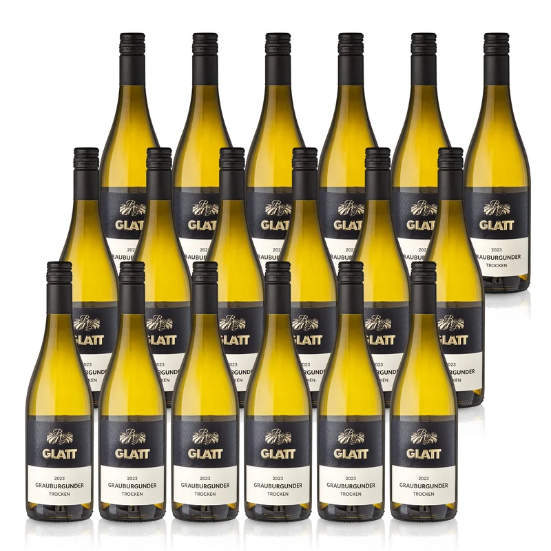 2023 Grauburgunder Weißwein trocken • GLATT • Qualitätswein vom Kaiserstuhl/Baden, Deutschland