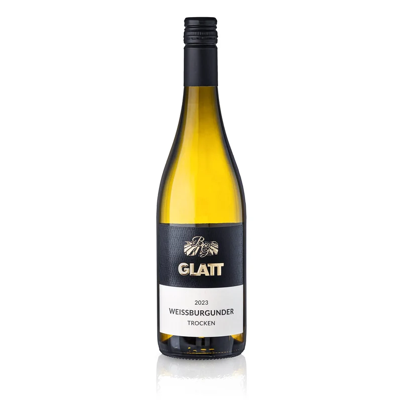 2023 Weißburgunder Weißwein trocken • GLATT • Qualitätswein vom Kaiserstuhl/Baden, Deutschland