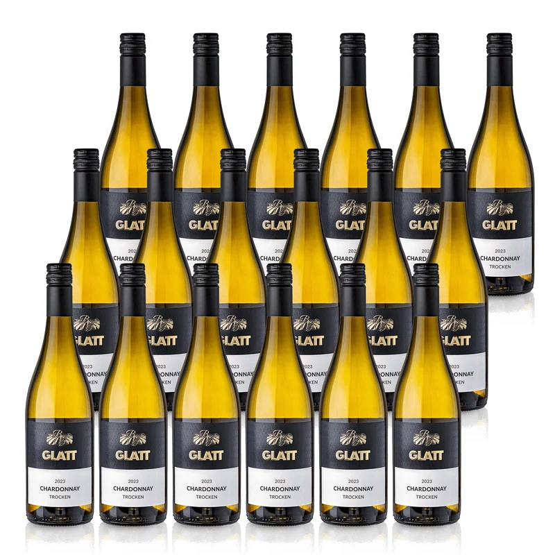 2023 Chardonnay Weißwein trocken • GLATT • Qualitätswein vom Kaiserstuhl/Baden, Deutschland