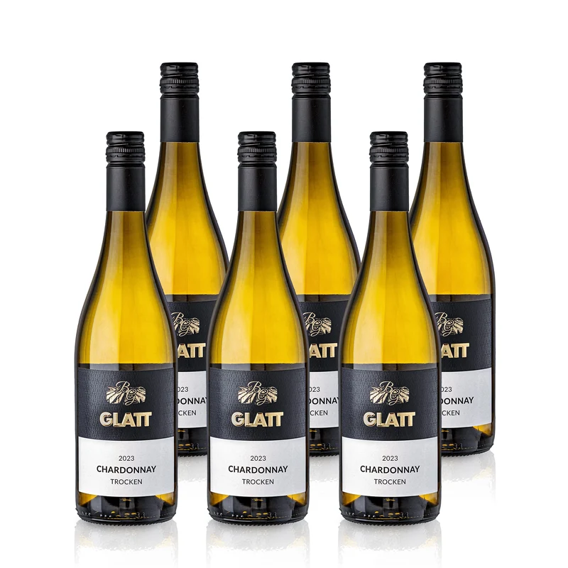 2023 Chardonnay Weißwein trocken • GLATT • Qualitätswein vom Kaiserstuhl/Baden, Deutschland