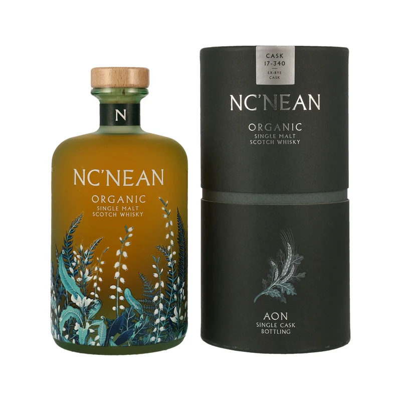 Nc'Nean Aon - Ex-Rye Single - Cask #17-340 - Organic Single Malt Scotch Whisky