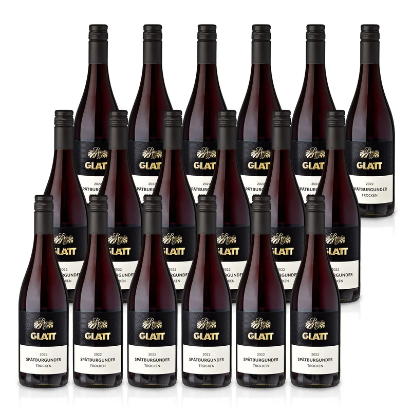 2022 Spätburgunder Rotwein trocken • GLATT • Qualitätswein vom Kaiserstuhl/Baden, Deutschland