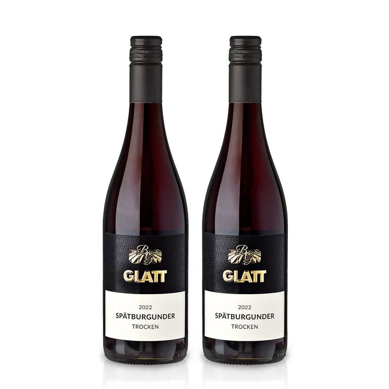 2022 Spätburgunder Rotwein trocken • GLATT • Qualitätswein vom Kaiserstuhl/Baden, Deutschland