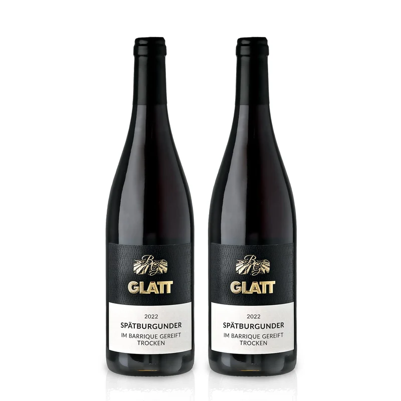 2022 Spätburgunder Barrique Rotwein trocken • GLATT • Qualitätswein vom Kaiserstuhl/Baden, Deutschland