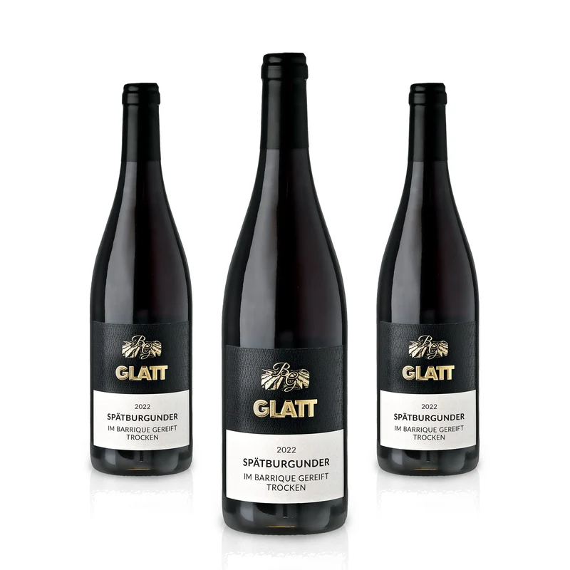 2022 Spätburgunder Barrique Rotwein trocken • GLATT • Qualitätswein vom Kaiserstuhl/Baden, Deutschland