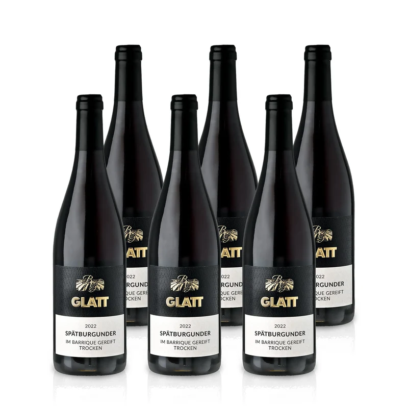 2022 Spätburgunder Barrique Rotwein trocken • GLATT • Qualitätswein vom Kaiserstuhl/Baden, Deutschland