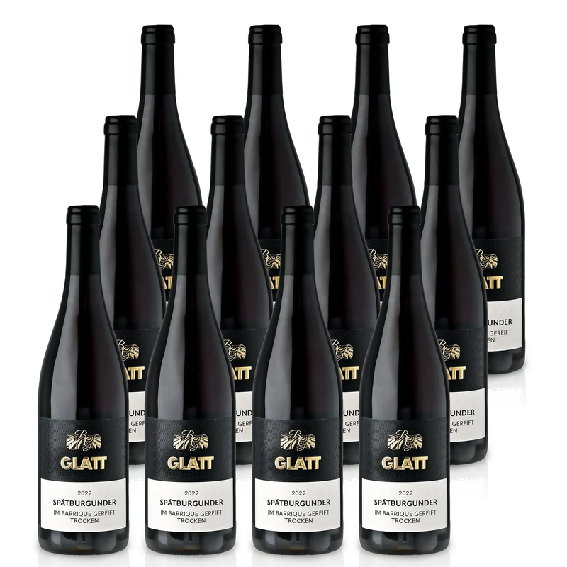 2022 Spätburgunder Barrique Rotwein trocken • GLATT • Qualitätswein vom Kaiserstuhl/Baden, Deutschland