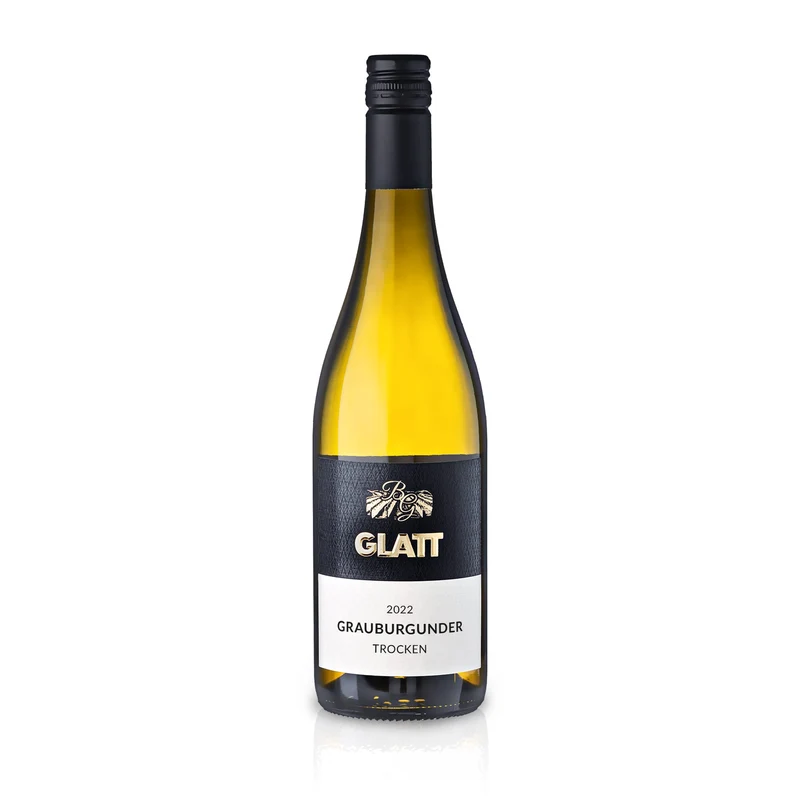 2022 Grauburgunder Weißwein trocken • GLATT • Qualitätswein vom Kaiserstuhl/Baden, Deutschland