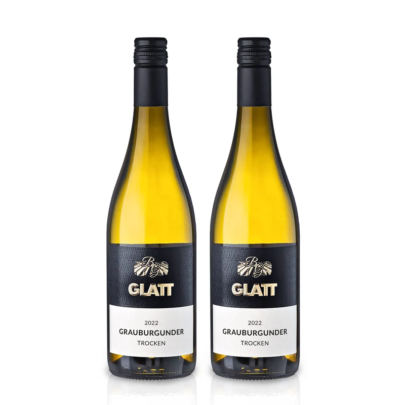 2022 Grauburgunder Weißwein trocken • GLATT • Qualitätswein vom Kaiserstuhl/Baden, Deutschland