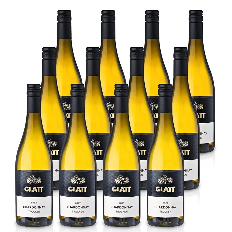 2022 Chardonnay Weißwein trocken • GLATT • Qualitätswein vom Kaiserstuhl/Baden, Deutschland