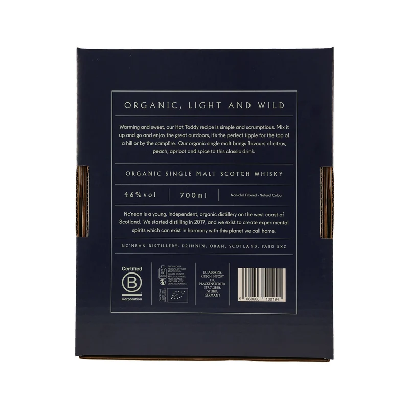Nc'nean - Hot Toddy Set - Organic Single Malt Whisky