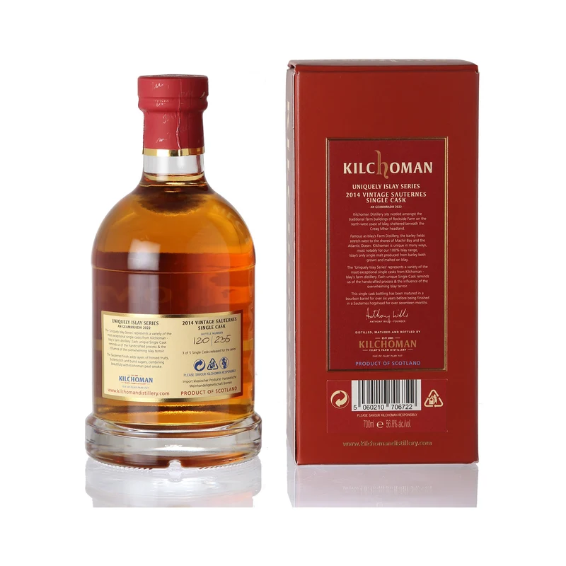 Kilchoman Uniquely Islay Series - 2014 Vintage Sauternes Single Cask