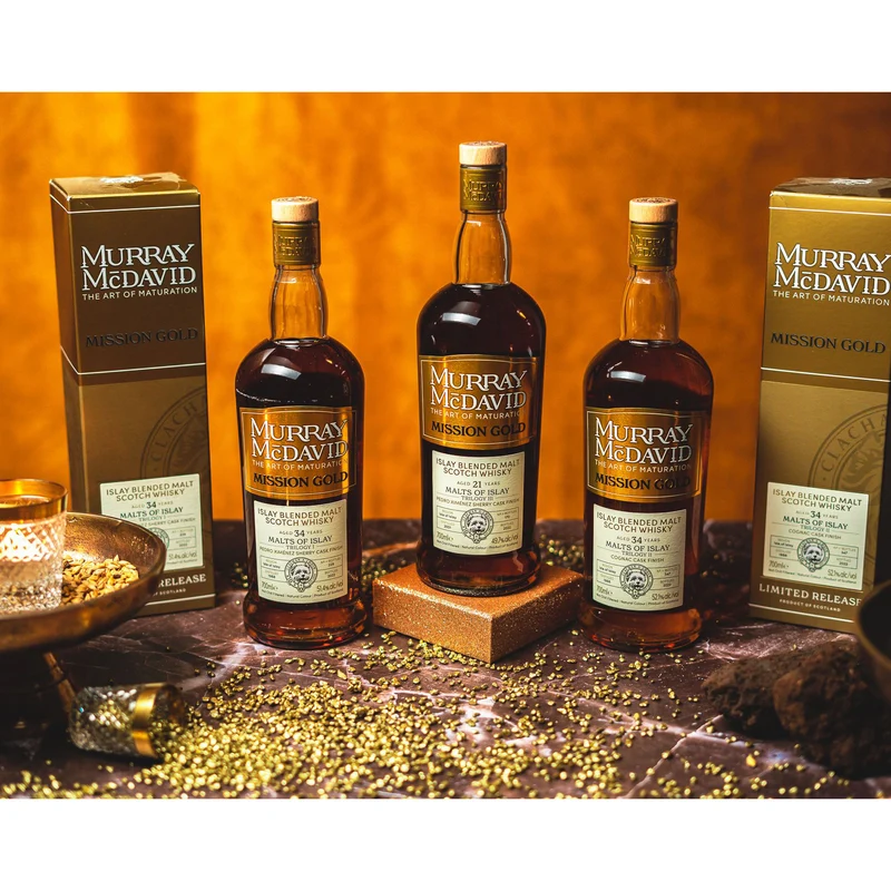 Malts of Islay 1988/2022 34 Jahre – Trilogy I – Mission Gold - Murray McDavid Islay Blended Malt Scotch Whisky