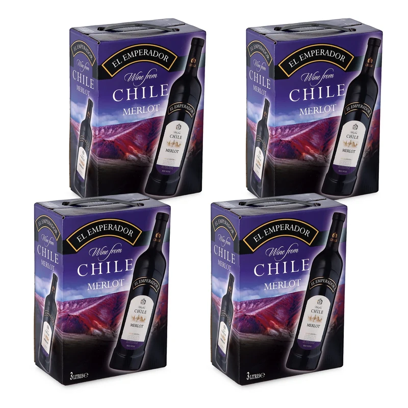 Merlot - El Emperador - Bag-in-Box 3L - Rotwein trocken aus Chile