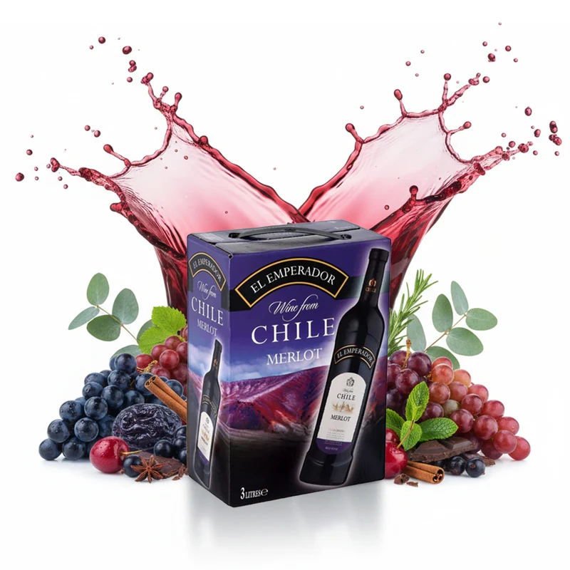 Merlot - El Emperador - Bag-in-Box 3L - Rotwein trocken aus Chile