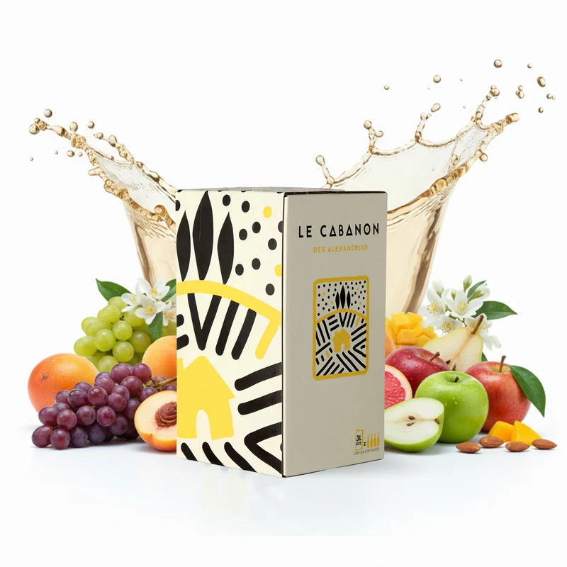 Maison Les Alexandrins Le Cabanon Blanc Weißwein trocken Bag-in-Box 3L