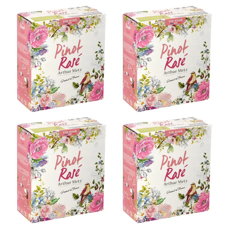 Arthur Metz Pinot Rosé Roséwein trocken Bag-in-Box 2,25 l