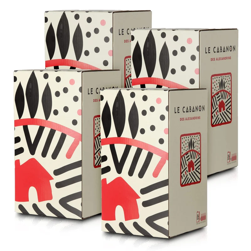 Maison Les Alexandrins Le Cabanon Rouge Rotwein trocken Bag-in-Box 3L