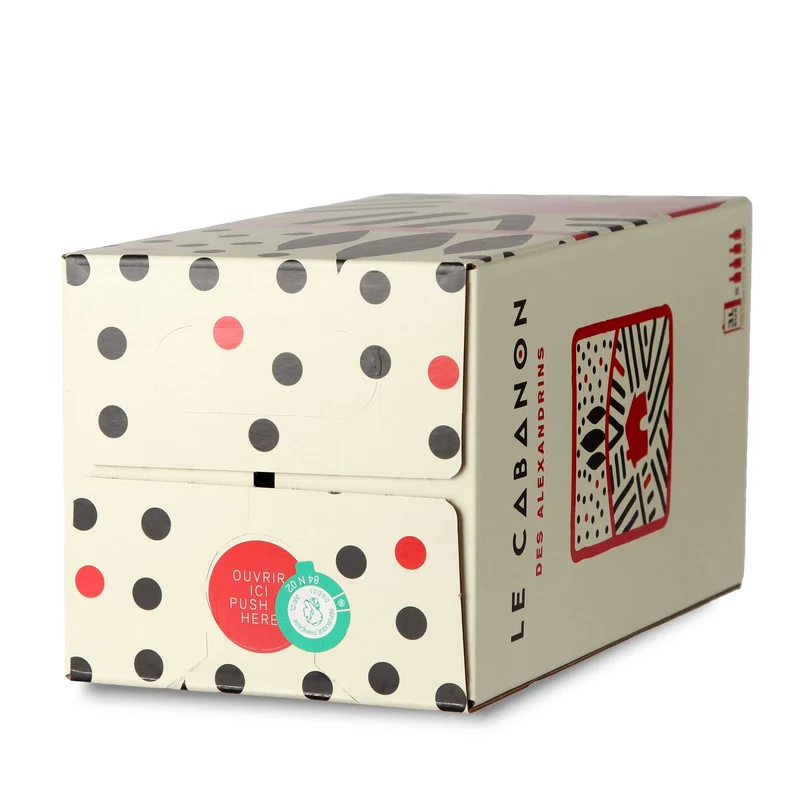 Maison Les Alexandrins Le Cabanon Rouge Rotwein trocken Bag-in-Box 3L