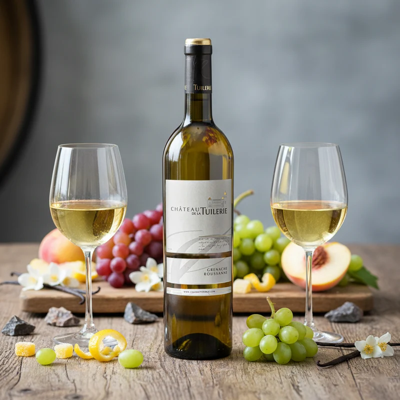 2017 Chateau de la Tuilerie Costieres de Nimes Grenache Blanc - Viognier - Frankreich