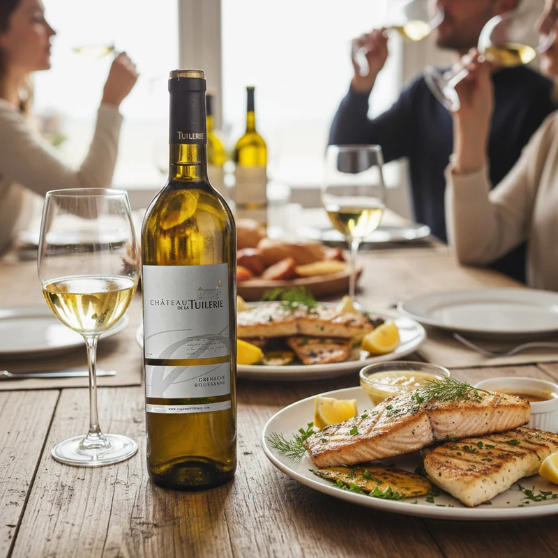 2017 Chateau de la Tuilerie Costieres de Nimes Grenache Blanc - Viognier - Frankreich