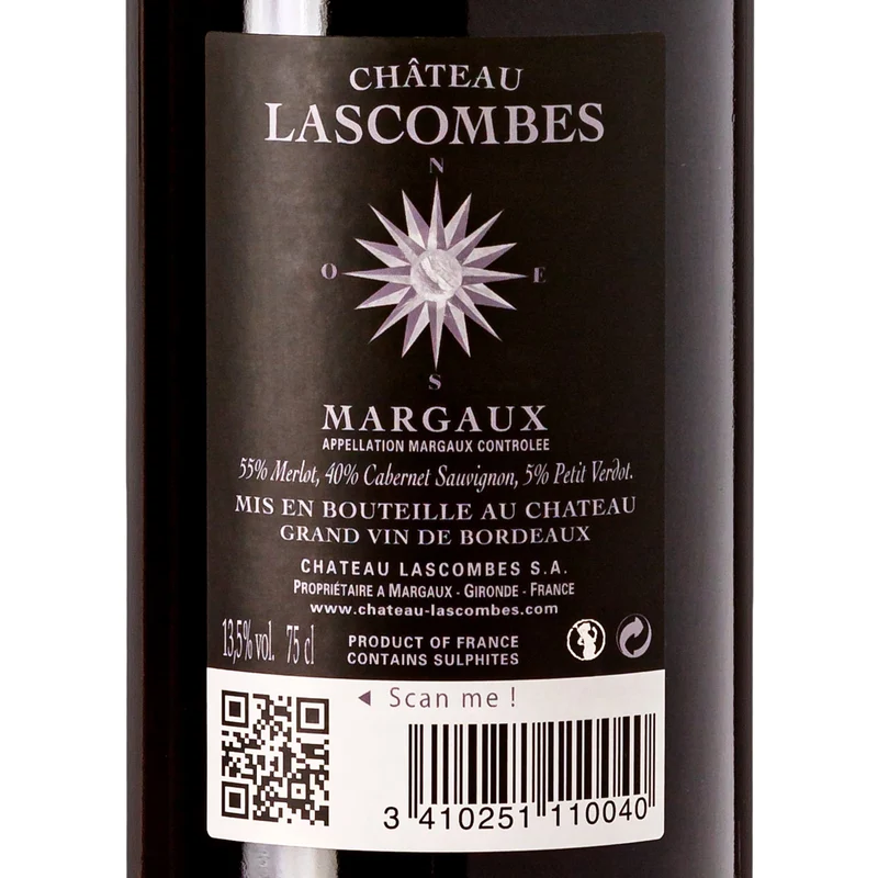2011 Château Lascombes 2ème Cru Margaux AOC - Frankreich