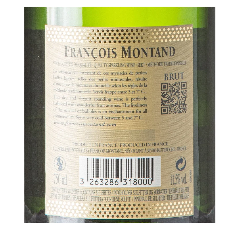 Blanc Brut – François Montand – Méthode Traditionelle – Jura, Frankreich