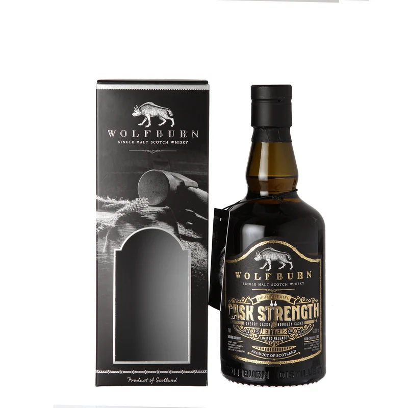 Wolfburn 7 Jahre Cask Strength Oloroso & Bourbon Casks