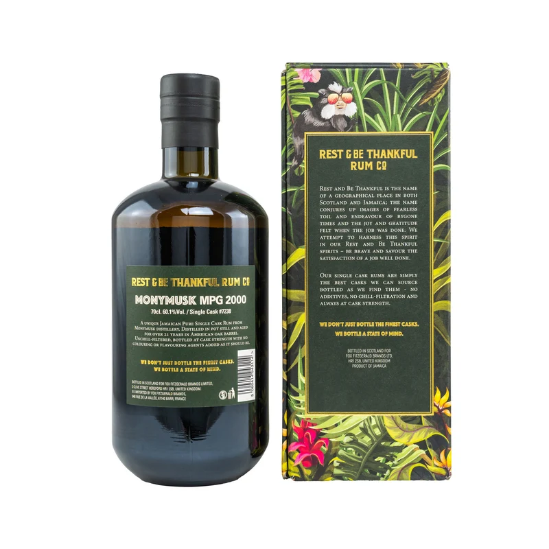 Monymusk 2000/2022 - 21 Jahre - MMW Single Cask #9582 - Rest & Be Thankful