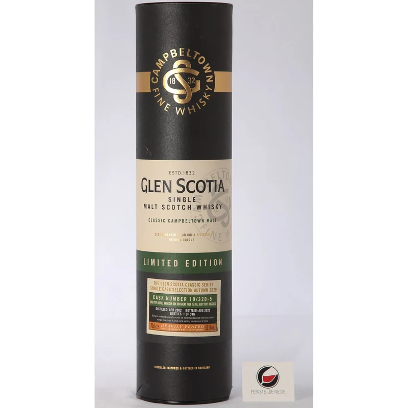 Glen Scotia Vintage 2002 52,1% HEAVILY PEATED - Neuware Umkarton beschädigt