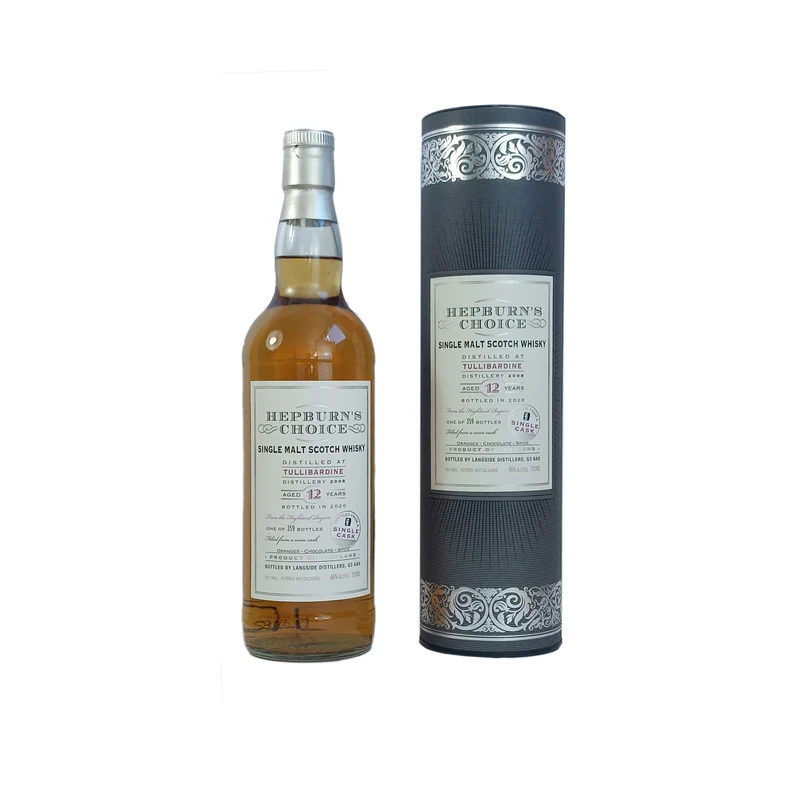 Tullibardine, Hepburn's Choice, wine finish, 2008, 12 Jahre, 46 %