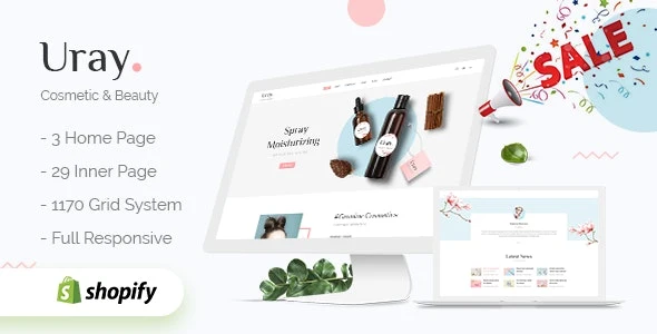 Uray - Cosmetic & Beauty Shopify Theme