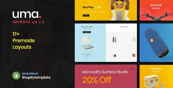 Uma - Minimal Clean Multiple Shopify Theme