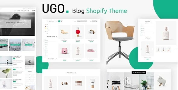 Ugo - Minimal, Blog Service Shopify Theme