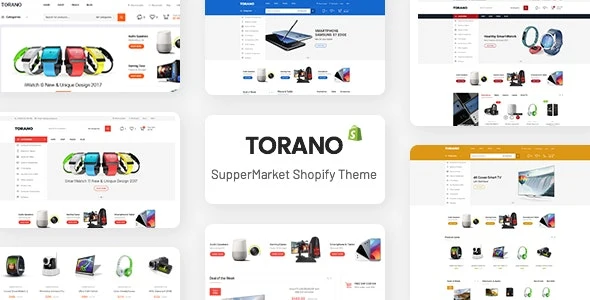 Torano - Supermarket Marketplace Ultimate Shopify Theme Section Ready