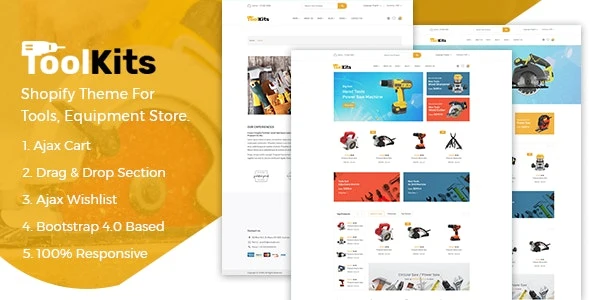 Toolkits - Tools Store Shopify Theme