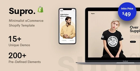 Supro - Minimalist Responsive Shopify Theme