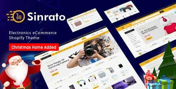 Sinrato - Electronics Mega Shop Shopify Theme