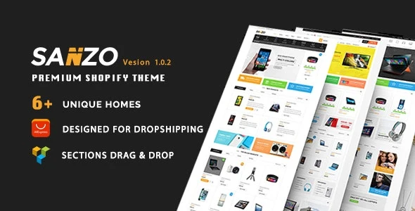 Sanzo - Multipurpose Premium Responsive Shopify Themes - Supermarket, Electronics