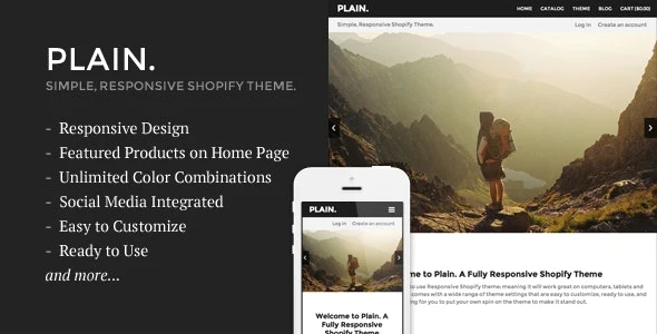 Plain - Responsive Shopify Theme