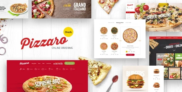 Food Store Shopify Theme - Pizzaro