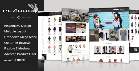 Peacock - Multipurpose Responsive Shopify Theme