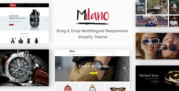 Milano - Drag & Drop Multilingual Responsive Shopify Theme