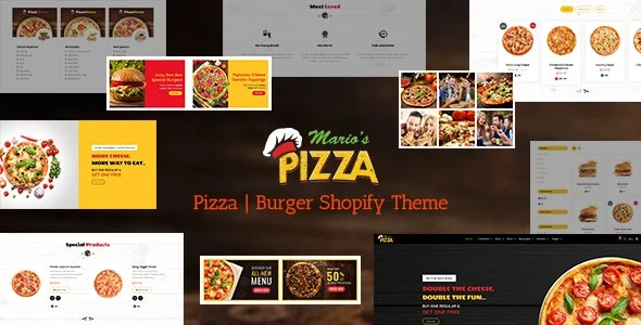 Marios Pizza | Burger Shopify Theme