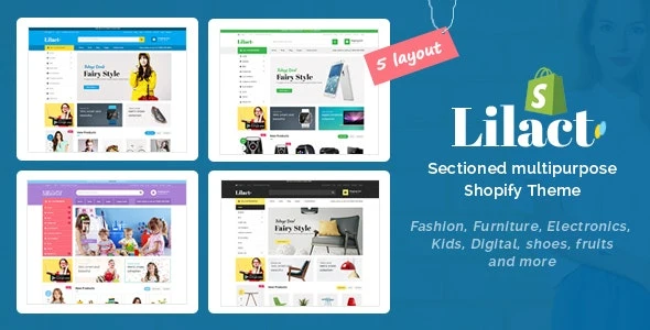 Lilac - Drag & Drop Sectioned Fashion Store Shopify Theme