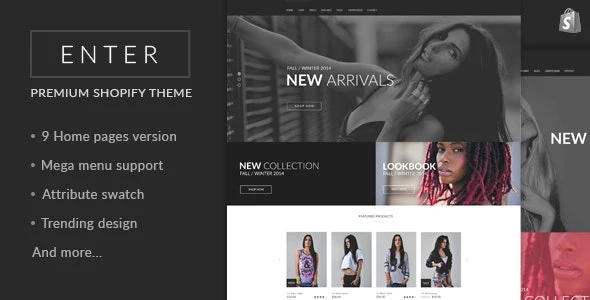 JMS Enter - Responsive Shopify Theme
