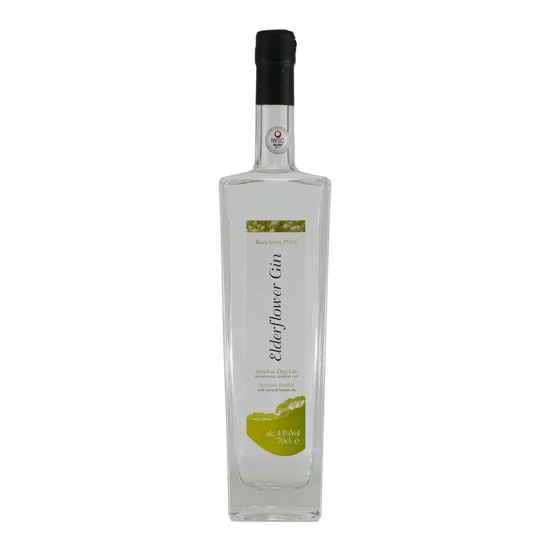 Elderflower London Dry Gin mit Geschenk-Holzkiste