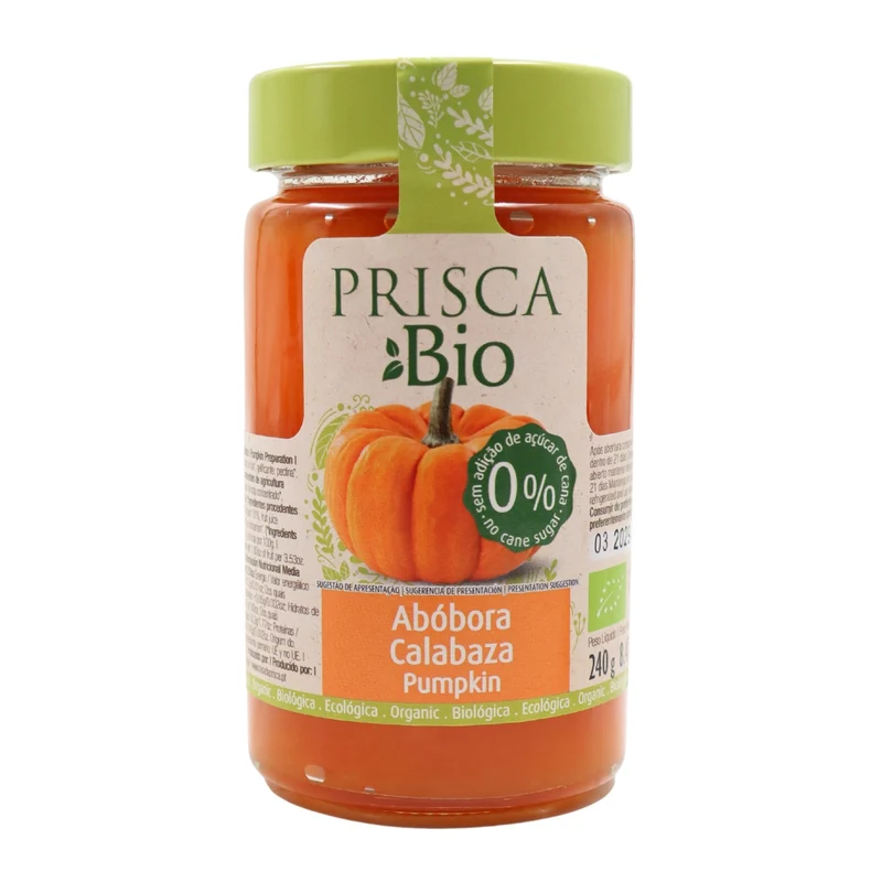 Prisca Doce Abóbora 0% Açúcar BIO