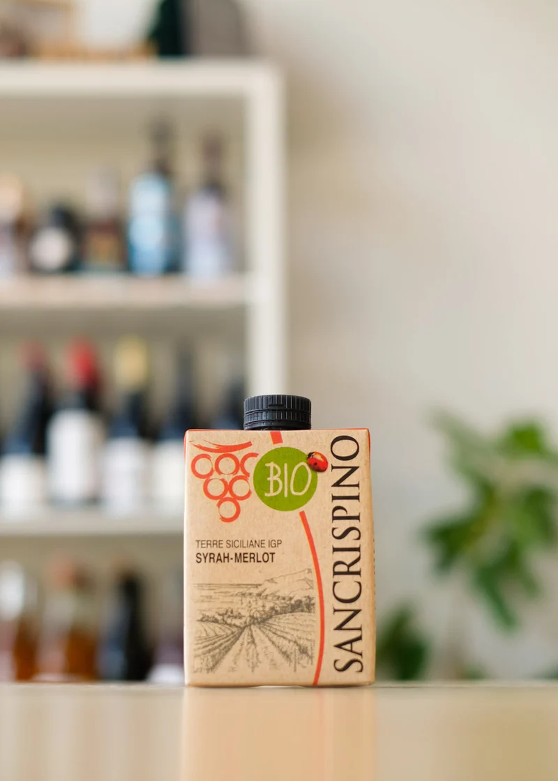 'Organic Red' Wine Tetra Pak