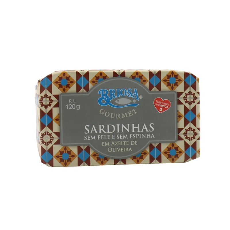 Briosa Gourmet Sardinhas sem pele e sem espinhas em Azeite